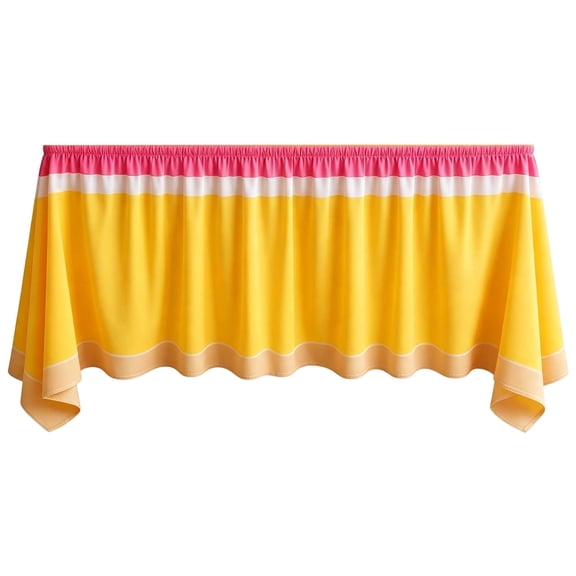 Pencil Table Skirt Cloths, Stationery Teacher Desk Skirts for Classroom | Rectangle Tablecover Skirt for Back to School Home Office Bookcase Cabinet Teacher Table Supplies Stationery