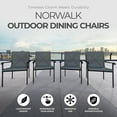 thumbnail image 2 of Four Seasons Courtyard Norwalk Outdoor Patio Arm Chair Set, 4 Pack, 2 of 10