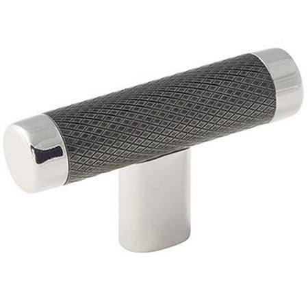 Bronze Satin Footwear - Amerock A36556 G10ORB Tknob Esquire 2-0.625 in. Satin Nickel & Oil Rubbed Bronze