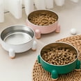 Blossomir Pet Food and Water Bowls for Dog Cat Anti Vomiting Cat Dog