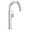 Polished Chrome, variant on American Standard Studio S Single-Handle Bar Faucet with Pull Down Spray Handle in Stainless Steel