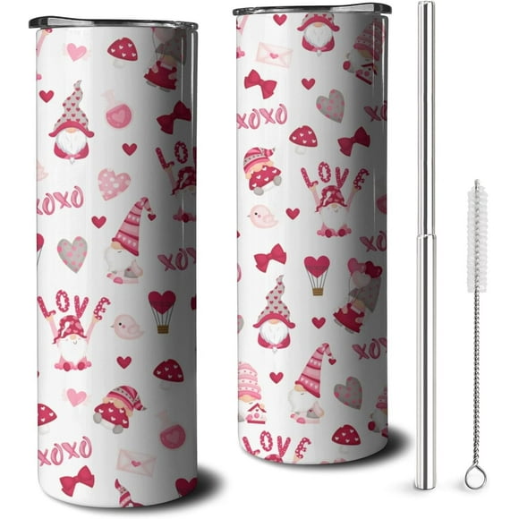 Gnome Love Tumbler with Handle