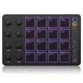 thumbnail image 1 of M-Wave-almohadillas para orejas de control MIDI inalámbricas,Bluetooth portátil USB MIDI con 16 almo, 1 of 6