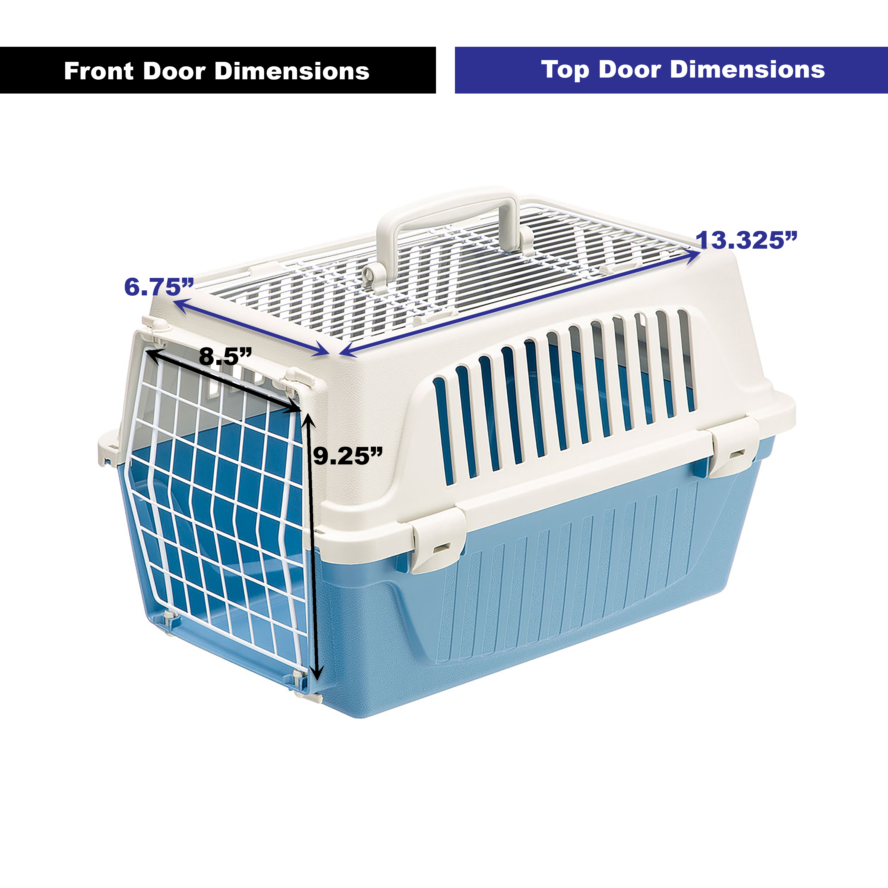 MidWest Homes For Pets Atlas Two Door Top Load Carrier photo 2