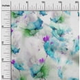 thumbnail image 1 of oneOone Polyester Lycra Fabric Flower Watercolor Printed Fabric 1 Yard 56 Inches Wide, 1 of 4