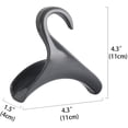 thumbnail image 2 of Purse Hanger for Closet Rod - 4 Pack Acrylic Handbag Storage Organizer Hooks - Hanging System for Bags, Purses, Backpacks, Satchels, Totes, 2 of 7