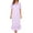 B-Purple, variant on Women's Victorian Nightgown Cotton Night Gown Sleepwear Long Lounge Short Sleeve Soft Nightwear Night Dress Sleep Dress Calf Length Ruffle Nightdress Scoop Neck Lace White XX-Large