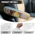 thumbnail image 6 of Yuyamidu Coconut Tree Car Seat Armrest Covers Sunset Auto Arm Rest Decorative Cover 2pcs Seaside Seat Arm Rest Protective Cover for Trucks Cars Sedans, 6 of 7