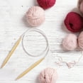 thumbnail image 2 of Shisuyan Wooden Circular Knitting Needle Circular Knitting Needle Hand Weaving Needle, 2 of 8