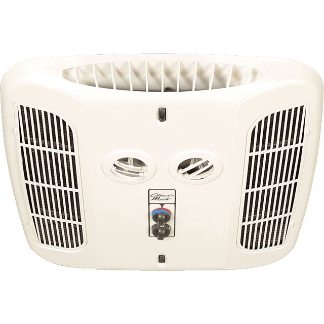 Coleman Mach Assemblage de Plafond pour Climatiseur 9430D7153 DELUXE CHILLGrille; Système Non Canalisé; Décharge Inférieure Prêt pour la Chaleur Assemblage de Plafond Gratuit; Blanc; Profil Bas