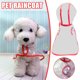 thumbnail image 1 of onlyliua para Interior/Exterior Chubasquero Transparente Naranja para Perros Chubasquero para Primavera y Verano para Perros Pequeños, 1 of 4