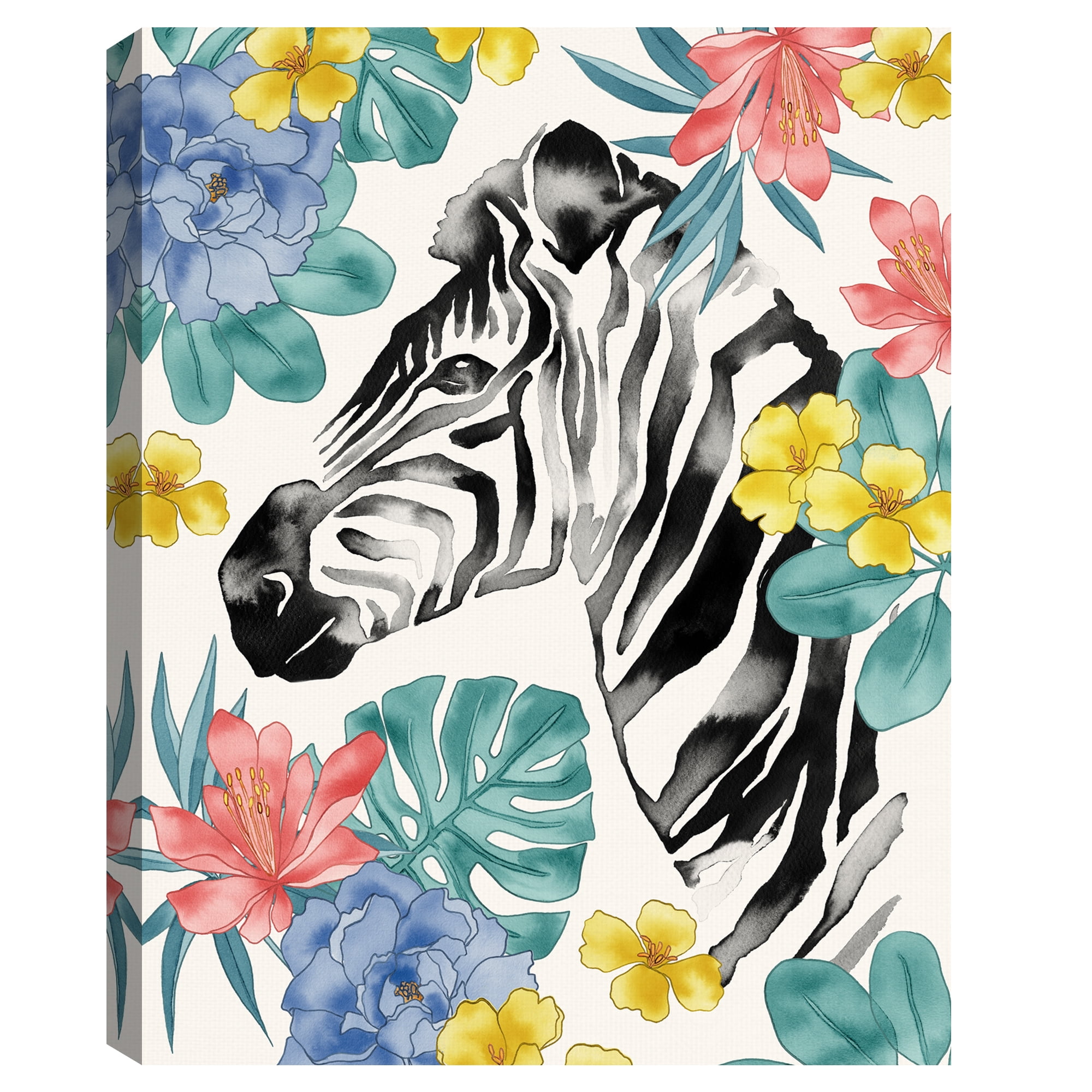 Jungle Stripes by Kristine Hegre Canvas Art Print