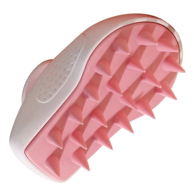 Cepillo masajeador del cuero cabelludo para una exfoliación profunda del cabello y una ducha relajante con mango ergonómico.