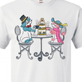 thumbnail image 4 of Inktastic Colorful French Poodles with Tea T-Shirt, 4 of 5