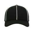 thumbnail image 3 of Great Call Athletics | Professional Referee Hat | Black White Poly Spandex Football Lacrosse Cap | Large/XL (7 3/8 - 7 5/8), 3 of 7