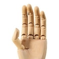 thumbnail image 6 of yotijay Wooden Hand Mannequin Artist Manikin Hand Ornament, Multiple Uses, Movable Joint Medium, 6 of 9
