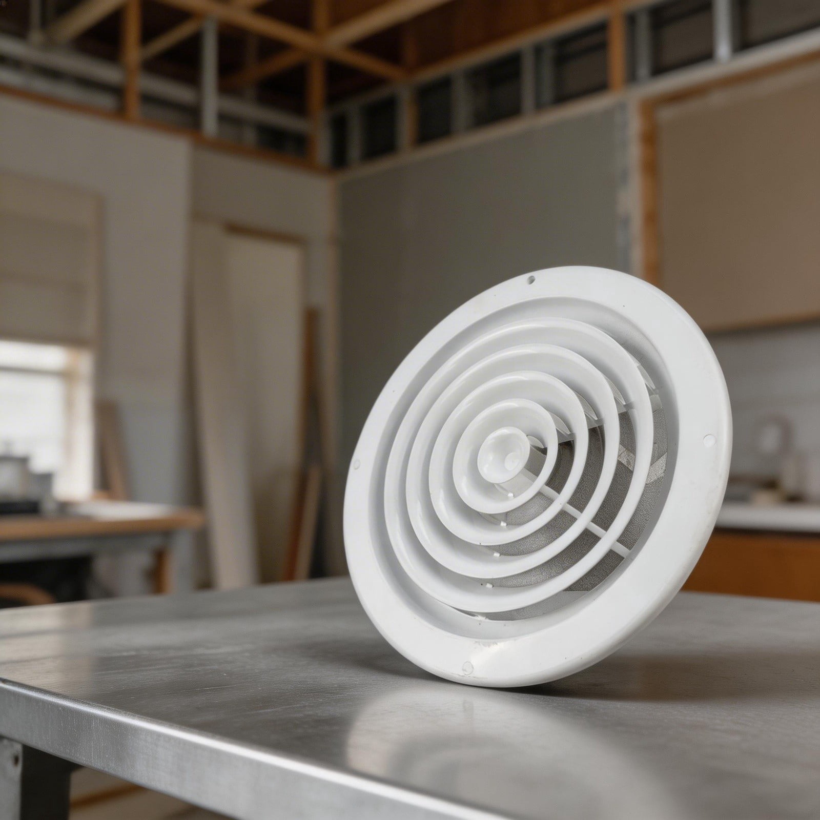 Adjustable Air Ventilation Cover Round Ducting Ceiling Wall Hole ABS Air Vent