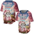 thumbnail image 3 of My Dog Is My Valentine Cute Shih Tzu in Gift Box All Over Print 3D Baseball Shirt Lion Dog Lover Gifts Softball Sport - 3006, 3 of 6