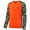 Blaze Orange/Grunge Camo, variant on BASSDASH Men’s Lightweight Camo Hunting Shirt UPF 50+ Sun Protection Long Sleeve Hiking Fishing Performance Tee Mesh Panels