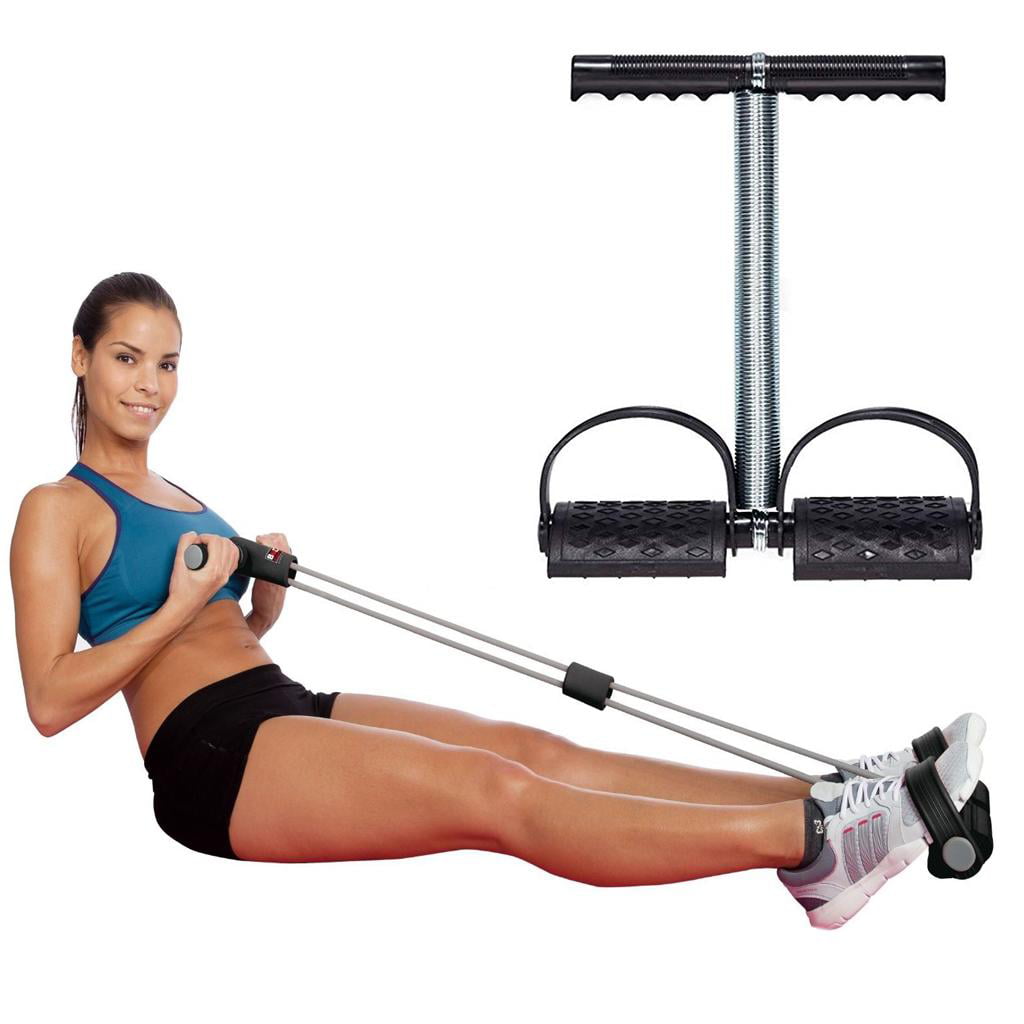 4 Tube Home Body Tummy Action Rower Abdominal Exercise Fitness Yoga Indoor Gift 