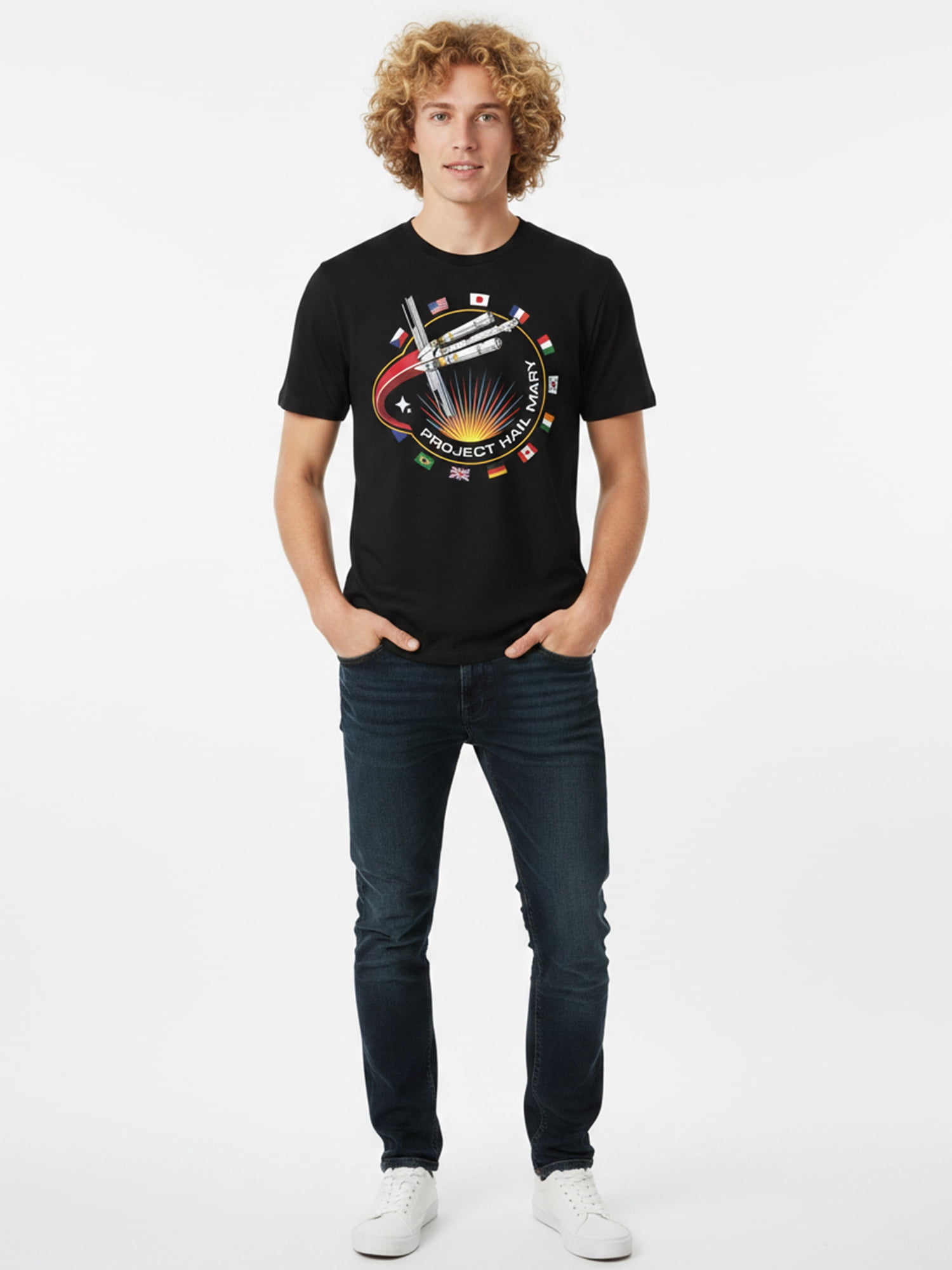 Project Hail Mary Men's Graphic Short Sleeve Tee, Sizes S-3XL