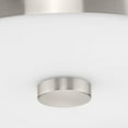 thumbnail image 6 of Gilliam Collection Three-Light Brushed Nickel New Traditional Flush Mount, 6 of 9