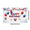 1A, variant on Patriotic Design Happy Birthday Banner Balloon Decoration Stars Stripes Party Backdrop for Birthday Celebration Independence Day Event Kids Party