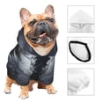 thumbnail image 3 of Fotbe Elegant Feathered Floral Wings Sudadera con Estampado para Perros Pequeños – Suéter con Capucha para Mascotas, Tela Suave de Forro Polar con Bolsillo-X-Large, 3 of 7