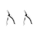 thumbnail image 4 of facefd 1/2/3/5 U Forme Tondeuse en Acier Inoxydable Portable Salon Manucure Art Argent 2PCS, 4 of 6