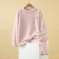 thumbnail image 5 of FNFYFH Fleece Pajama Set Women Warm Pjs 2 Piece Sets Top and Bottom Loose Loungewear Sherpa Sleepwear Winter Clothes, 5 of 5