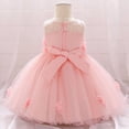 thumbnail image 4 of Taybagh Girls Party Dress Lace Flower Embroidered Summer Wedding Guest Dress Girls Formal Clothes, 4 of 5