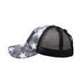 thumbnail image 3 of WITHMOONS Baseball Cap American Flag Mesh Trucker Ponytail Hat YZM0087 (Black), 3 of 6