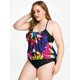 thumbnail image 3 of Tankini Cordón Ajustable Tamaño Extra Grande Rosegal Lencería de talla grande, 3 of 5