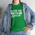 thumbnail image 7 of Blow Me For Luck Shirt, Lucky Dice Tee, Craps Table, Vegas Tshirt -ID: 1914, 7 of 7