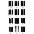thumbnail image 4 of Convenient and Stylish Nail Art Helper French Manicure Stickers DIY Decoration Stencil Tools, 4 of 7