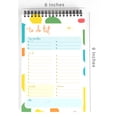 thumbnail image 2 of Inkdotpot To Do List Notepad 6 X 9 Paper Stationery, Colorful To Do List Spiral Notepad Daily Checklist- Motivational Organizer Planner List Pad- Notepad Tear Off (50 Sheets), 2 of 5
