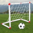 thumbnail image 2 of Easily Assembled Children Football Game, Sturdy Enough Plastic Rounded Edge Soccer Goal Set, For Children Kids, 2 of 8