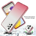 thumbnail image 4 of Mantto Samsung A52 Case 5G/4G, Full Body Clear Protection Case - Shock Proof edges Slim Hybrid Back Silicone Rubber TPU Bumper Gradient Phone Case for Samsung Galaxy A52 5G/4G - Red, 4 of 8