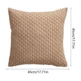 thumbnail image 3 of Tuvgenk 18x18 Decorative Pillow Covers Yellow Stain Protection Pillow Covers Square Decorative Comfortable Sofa Pillow Covers, 3 of 6