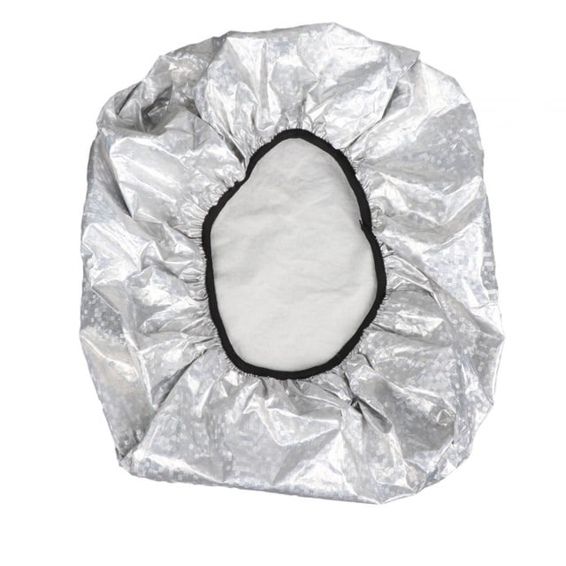 Funda para cesta de bicicleta, resistente al agua, impermeable, universal, elástica Plata