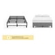 thumbnail image 3 of Base de cama Nooz Base cama de metal tipo box tamaño individual, 3 of 6