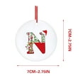 thumbnail image 2 of MORESEC XUld Home 26 Letter Fawn Ornaments Red Christmas Tree Alphabet Hanging Pendant Decorations for Home Holiday Party Home, 2 of 4