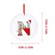 thumbnail image 1 of Decoraciones Del Árbol de Navidad con 26 Letras Del Alfabeto, Rojo Acrílico Fawn Colgante Ornamentos para el Hogar, Decoración Personalizada Del Árbol de Navidad para la Temporada de Vacaciones, 1 of 4