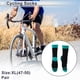 thumbnail image 2 of Calcetines de ciclismo únicos, impermeables, transpirables, anti-fricción, azul y negro, tamaño XL(47-50), 1 par, patrón a rayas, 2 of 7
