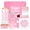 Pink, variant on Daisy Style Glass Cup Gift Set for Girls and Women
