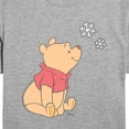 thumbnail image 3 of Winnie the Pooh - Snowflakes - Juniors Cropped Graphic T-Shirt, 3 of 5