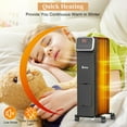 thumbnail image 2 of Ktaxon Oil Filled Radiator, Electric Radiant Heaters for indoor use Large Room with Remote Control, WIFI,Child Lock, 4 Modes, Overheat & Tip-Over Protection, 24h Timer, Digital Thermostat, Quiet, 2 of 9