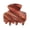 Brown, variant on Hair Claw for Women, Striped Print Hair Clip, Small Size Back Head Hair Claw, Versatile Hair Accessory for Long Short Hair Daily Use