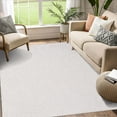 thumbnail image 2 of FairOnly Beige 5'x7'Modern Solid Color Area Rug Machine Washable Low Pile Non Slip Soft Indoor Rug for Living Room Bedroom Kitchen, 2 of 6