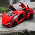 thumbnail image 3 of Red Speed & Passion Lamborghini Dubai Supercar Modèle Moulé sous Pression à l'Échelle 1:32 - Construction en Métal, Design Réaliste avec Portes Ouvrables et Fonction à Rétrofriction, Autocollant LOGO Préappliqué, Robuste en Boîte, 3 of 5